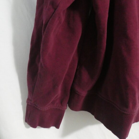 PENGUIN by MUNSINGWEAR | large | Burgundy Hooded Sweatshirt / Hoodie - Picture 12 of 16